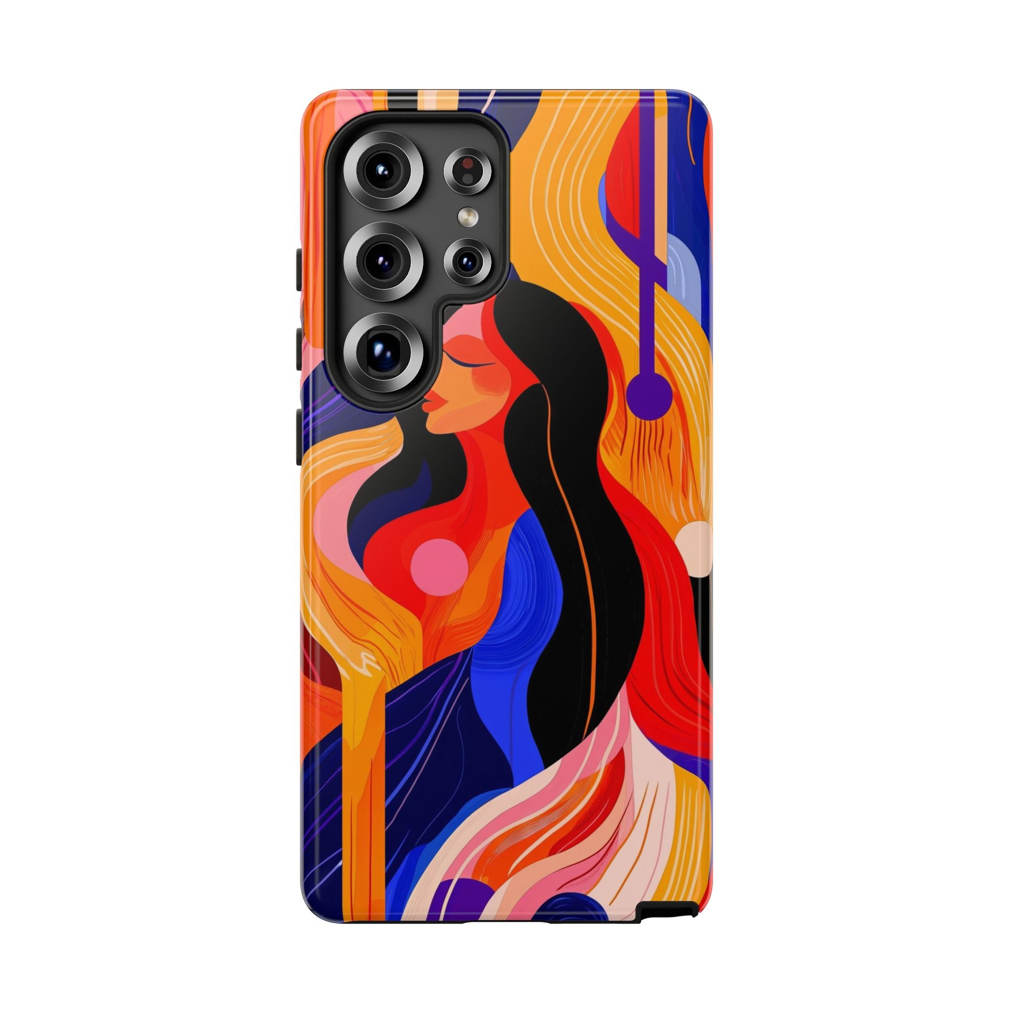 Abstract Colourful Woman Samsung Galaxy Tough Case | Vibrant Artistic