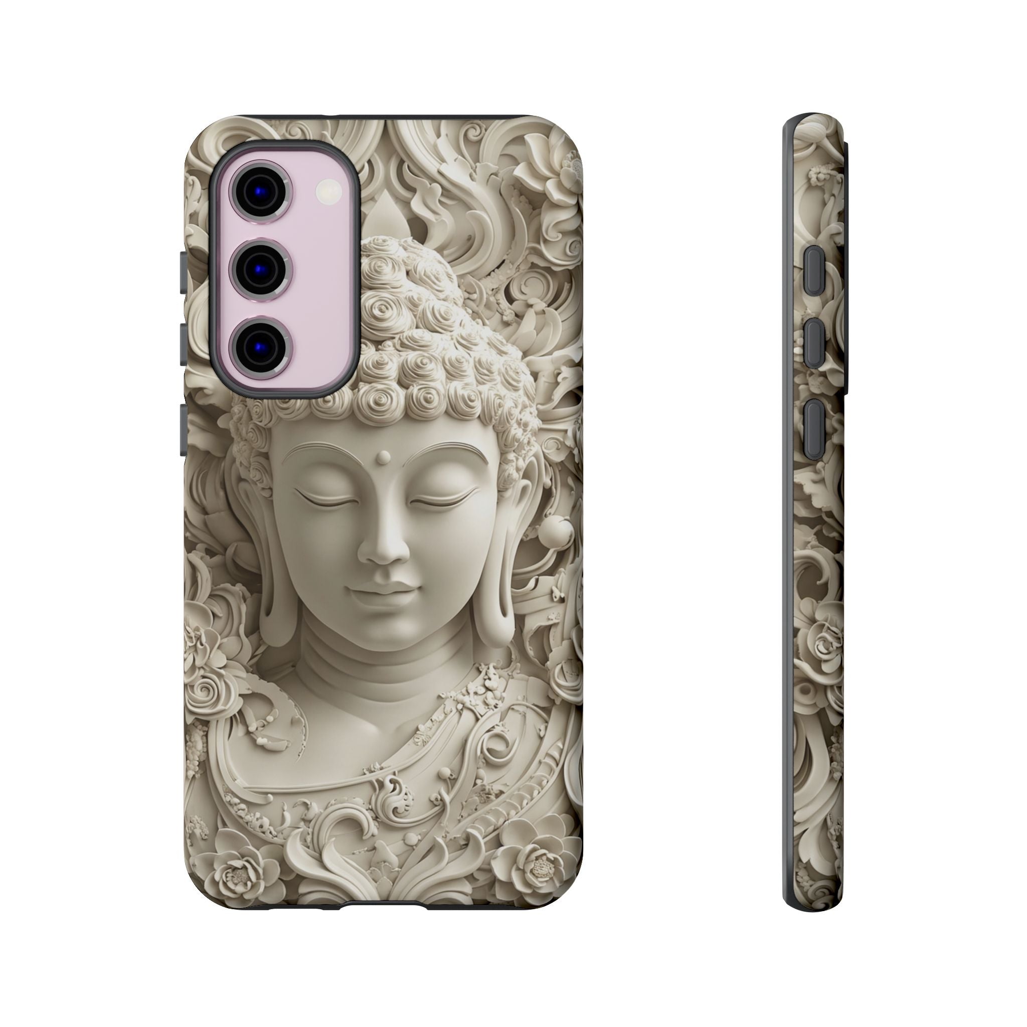 Buddha Relief Samsung Galaxy Case — Serene Zen Protective Phone Cover