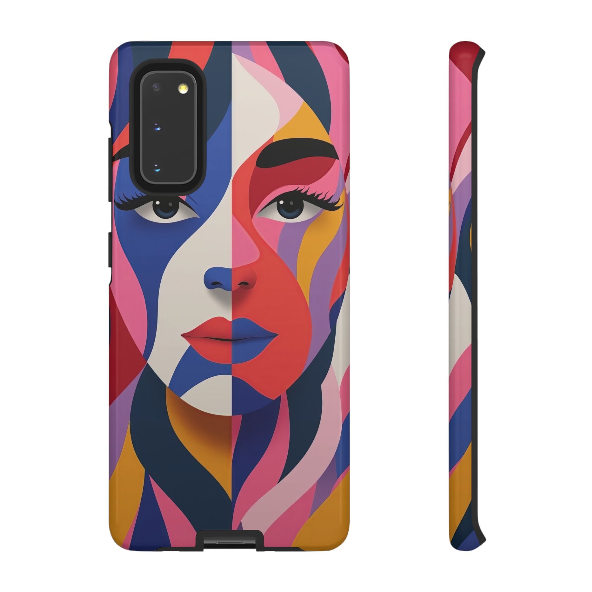 Abstract Colourful Face Samsung Galaxy Case | Vibrant Pop Art