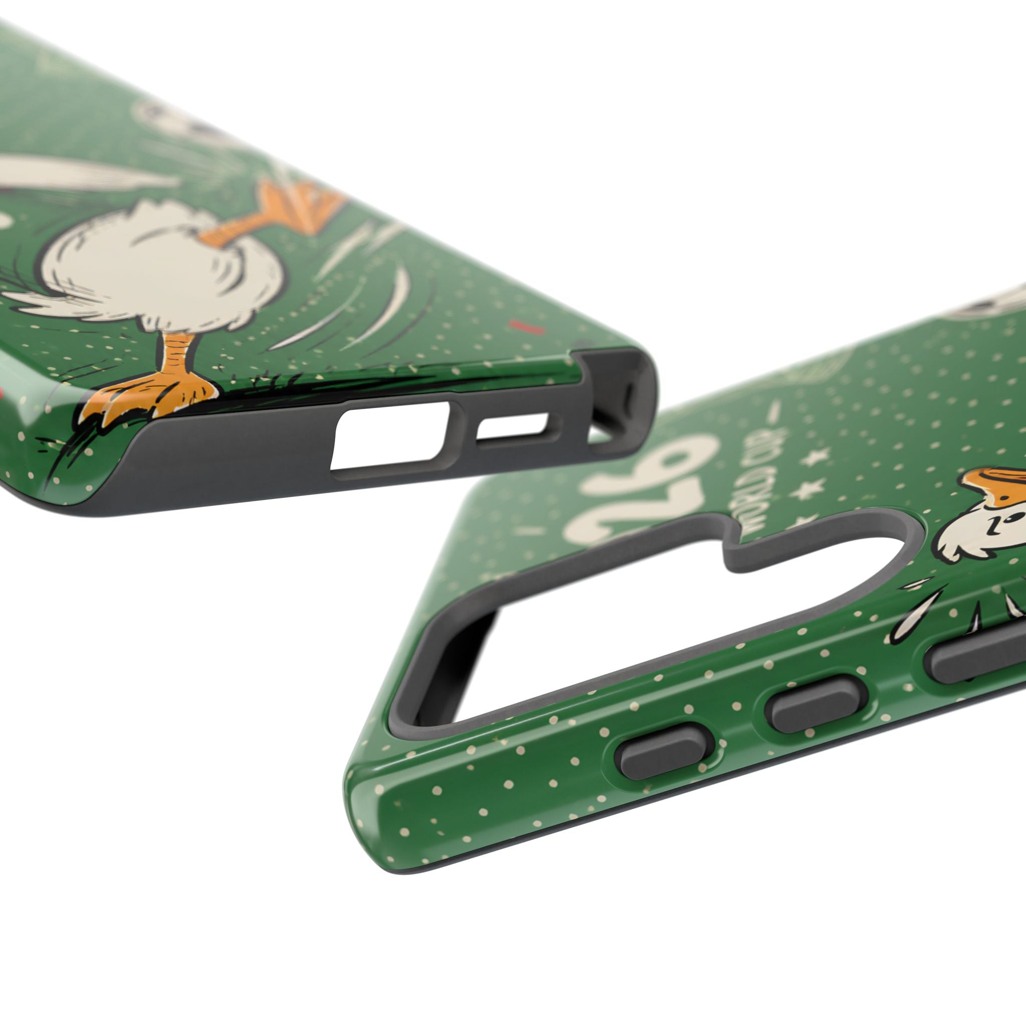 Soccer Duck Samsung Galaxy Phone Case | Funny Sports Mascot Cover