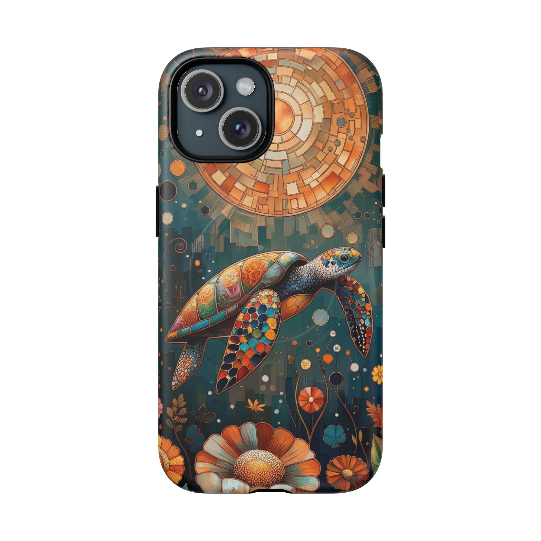 Custodia MagSafe per iPhone a forma di tartaruga marina