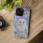 Mystic Owl Floral iPhone Case | Pastel Night Garden Protective Cover