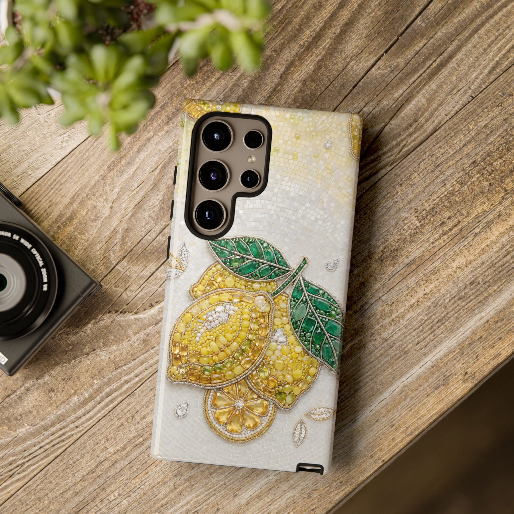Luxe Lemon Jewel Samsung Galaxy Phone Case