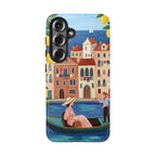 Venetian Gondola Samsung Galaxy Phone Case | Lemon Coast Waterfront Travel