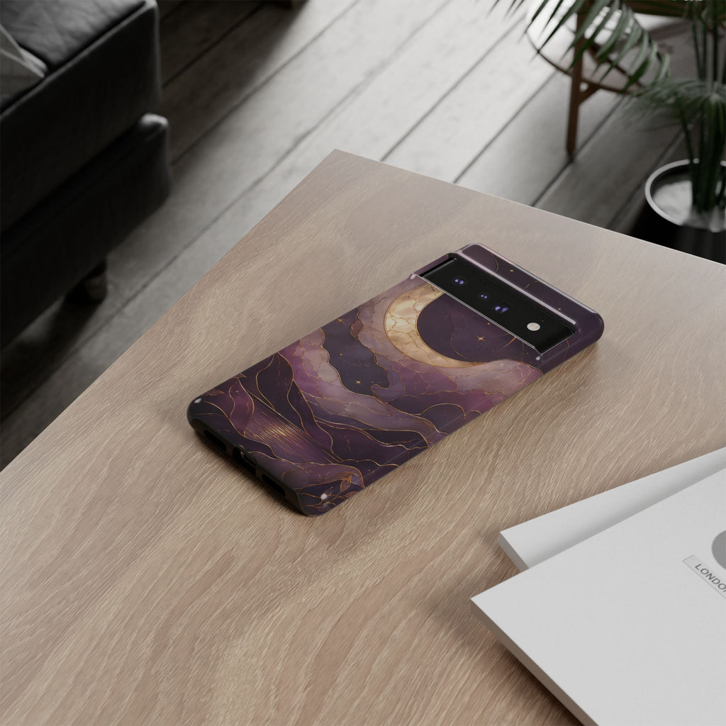 Moon Phone Google Pixel Case | Celestial Night Sky Phone Case