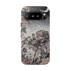 Gemstone Spider Moon Google Pixel Phone Case | Boho Floral Protective Tough Case