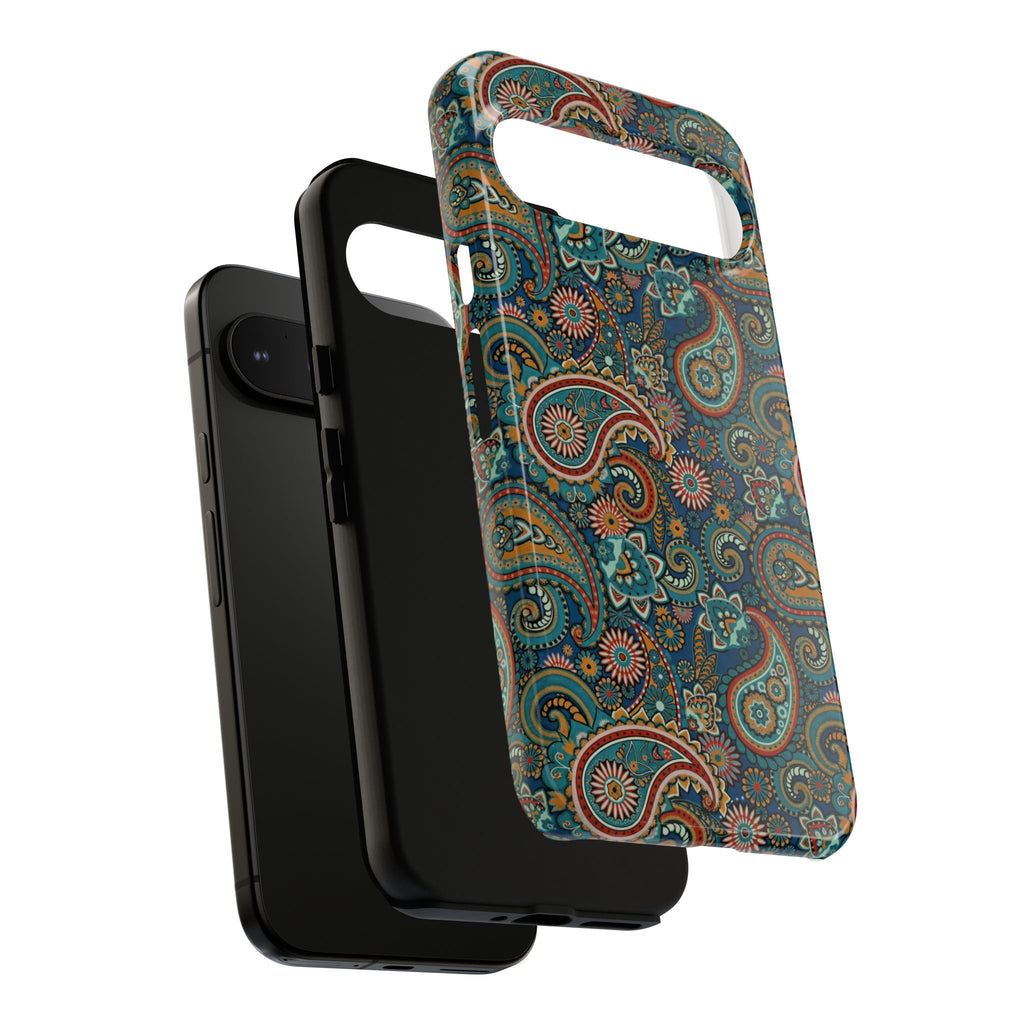 Batik Vibrant Paisley Protective Tough Google Pixel Case