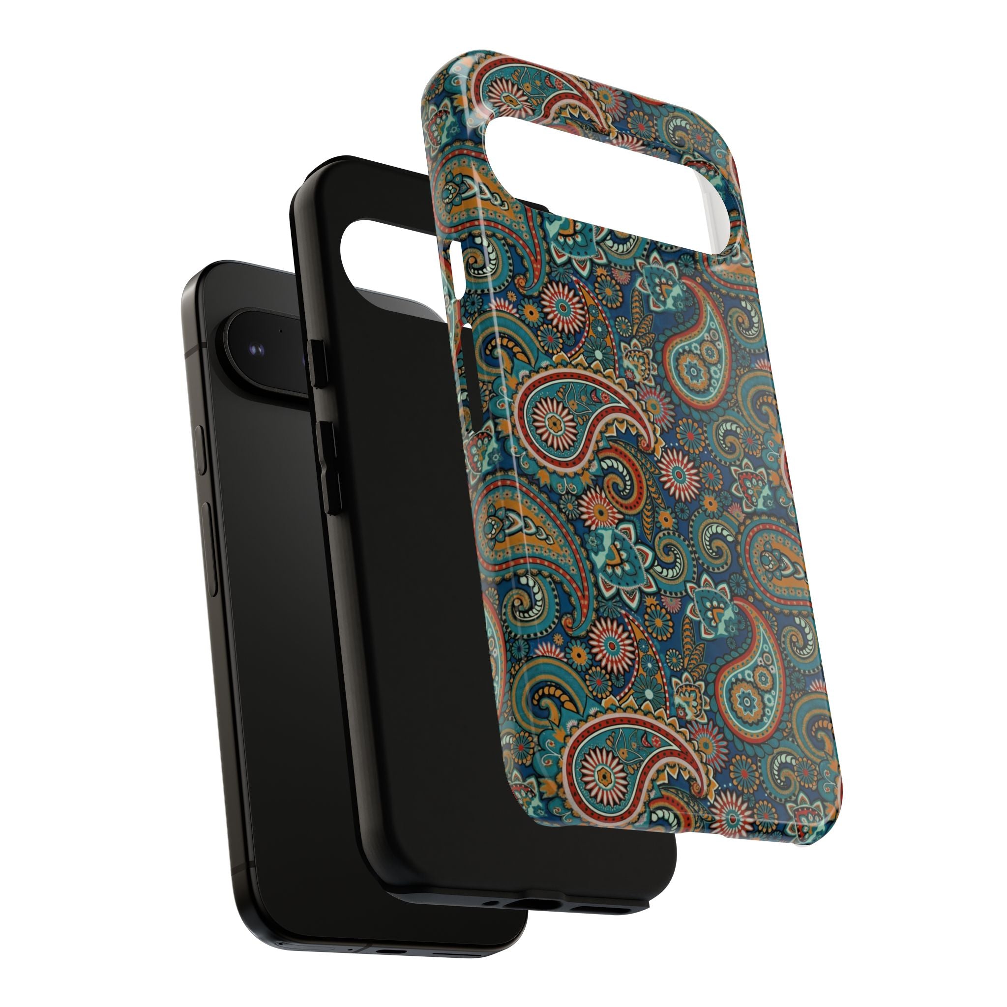 Batik Vibrant Paisley Protective Tough Google Pixel Case