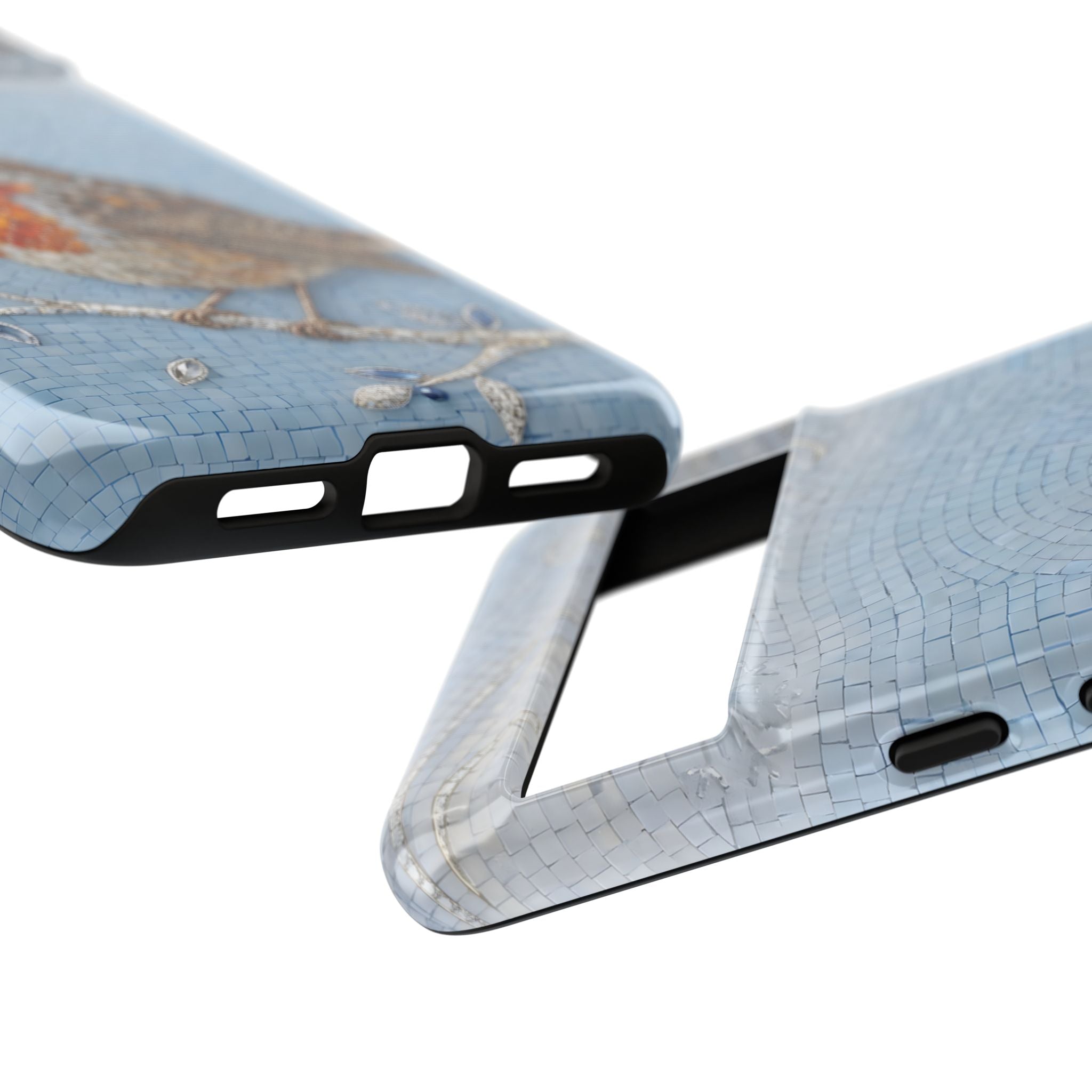 Robin Winter Google Pixel Phone Case — Protective Floral Bird Design