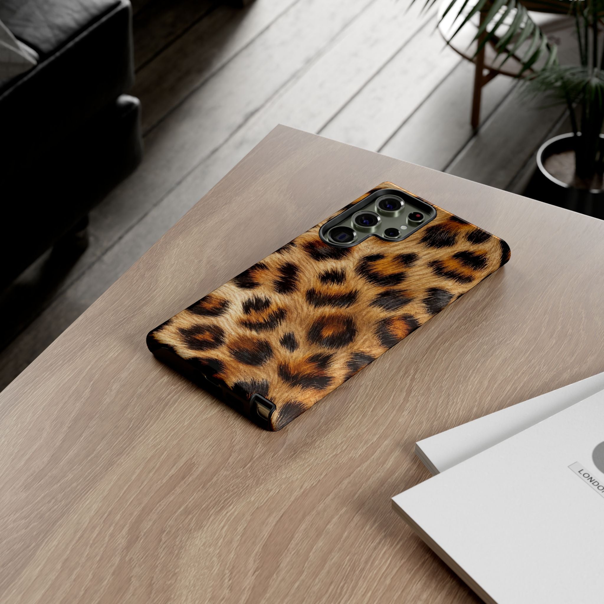 Stylish Leopard Print Tough Samsung Galaxy Case