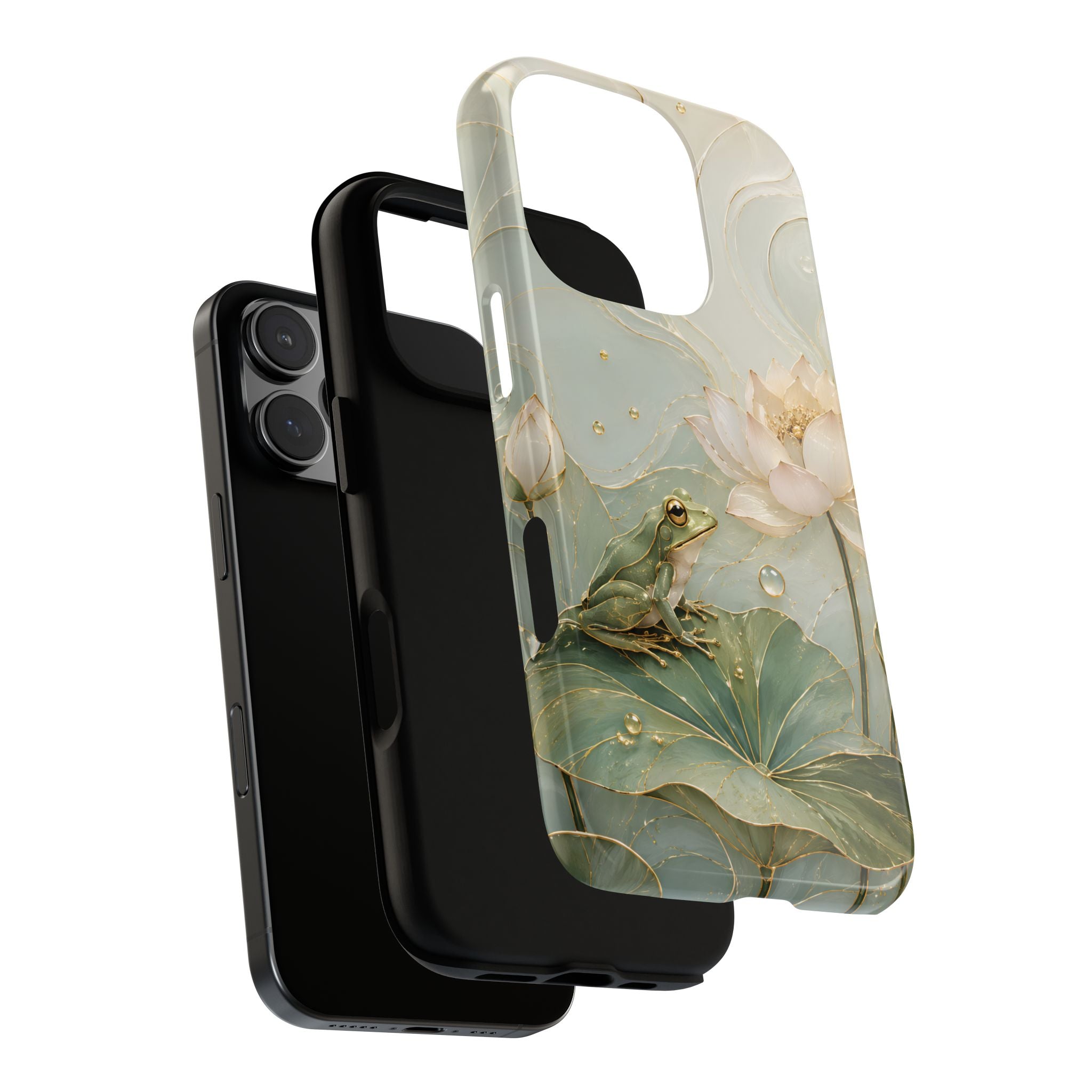Lotus Frog iPhone Case | Water Lily iPhone Case