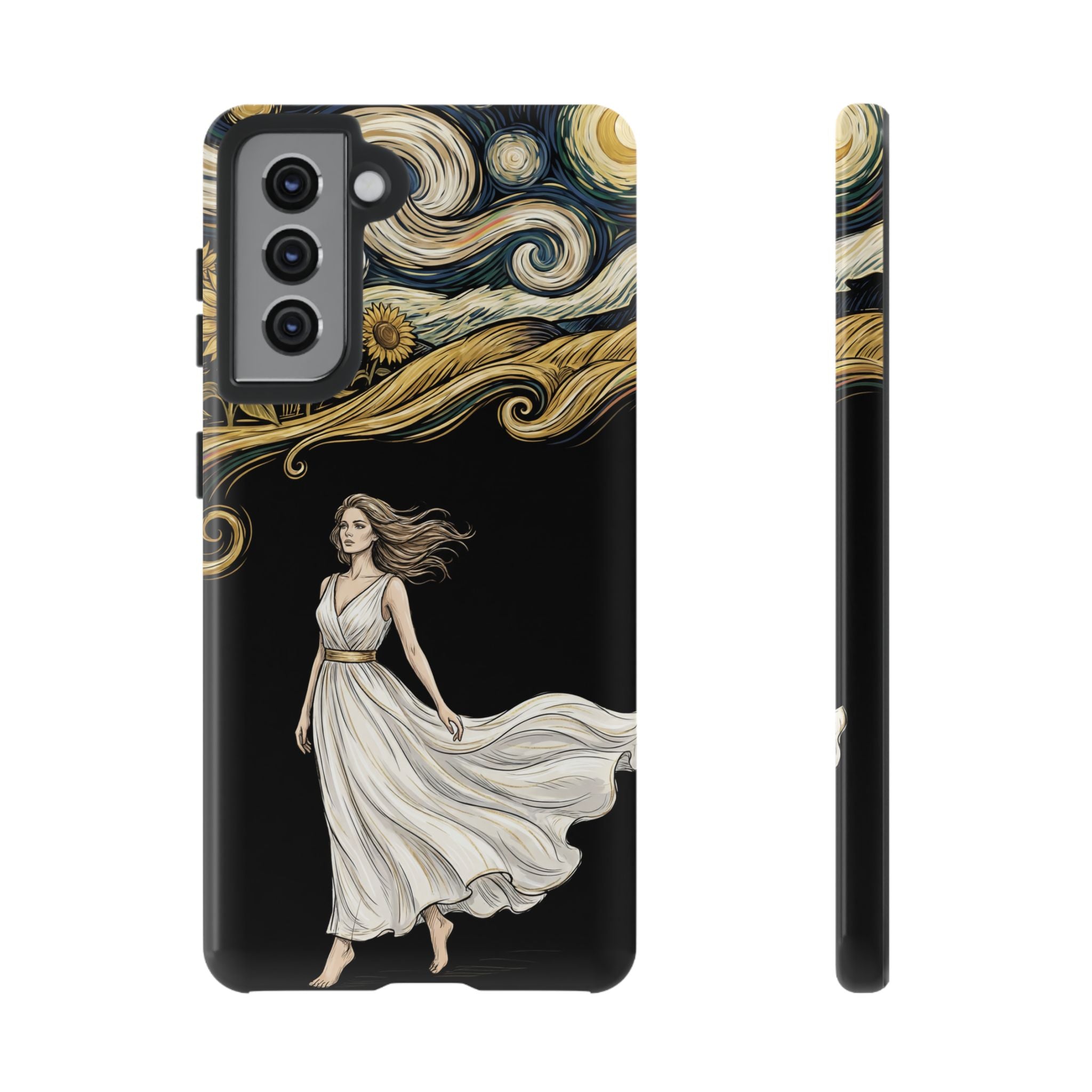 Grecian Muse Samsung Galaxy Phone Case | Artistic Goddess Protective Case