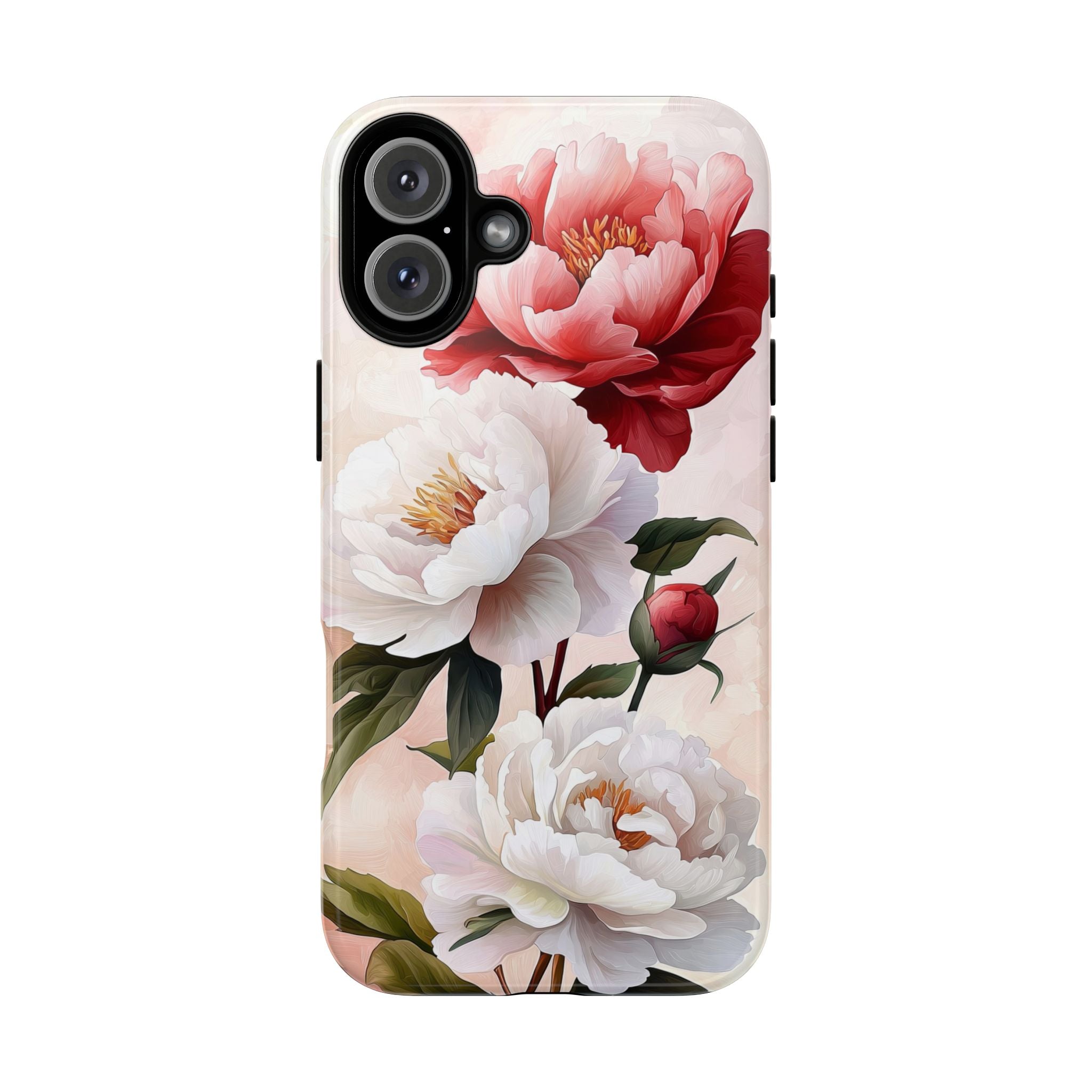 Floral Peony Tough iPhone Case