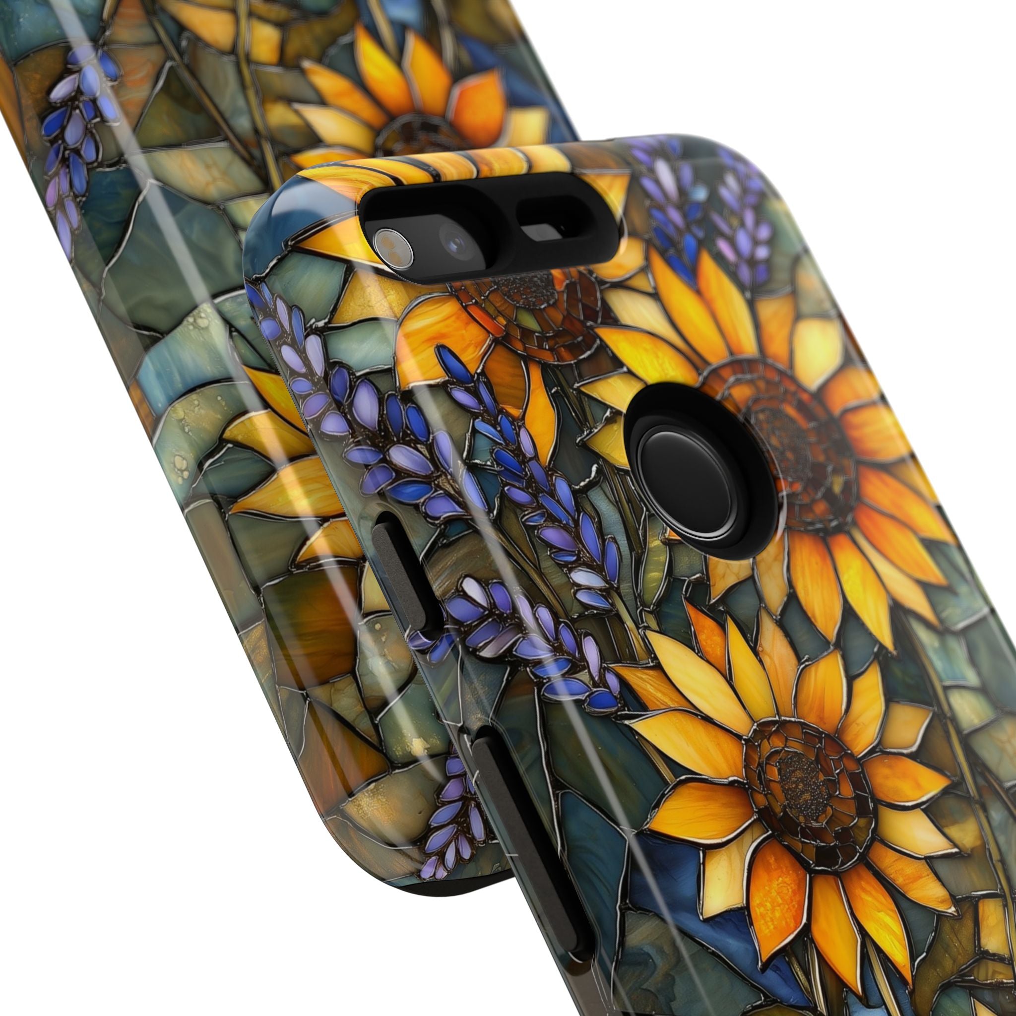 Sunflower Stained Glass Tough Google Pixel Case