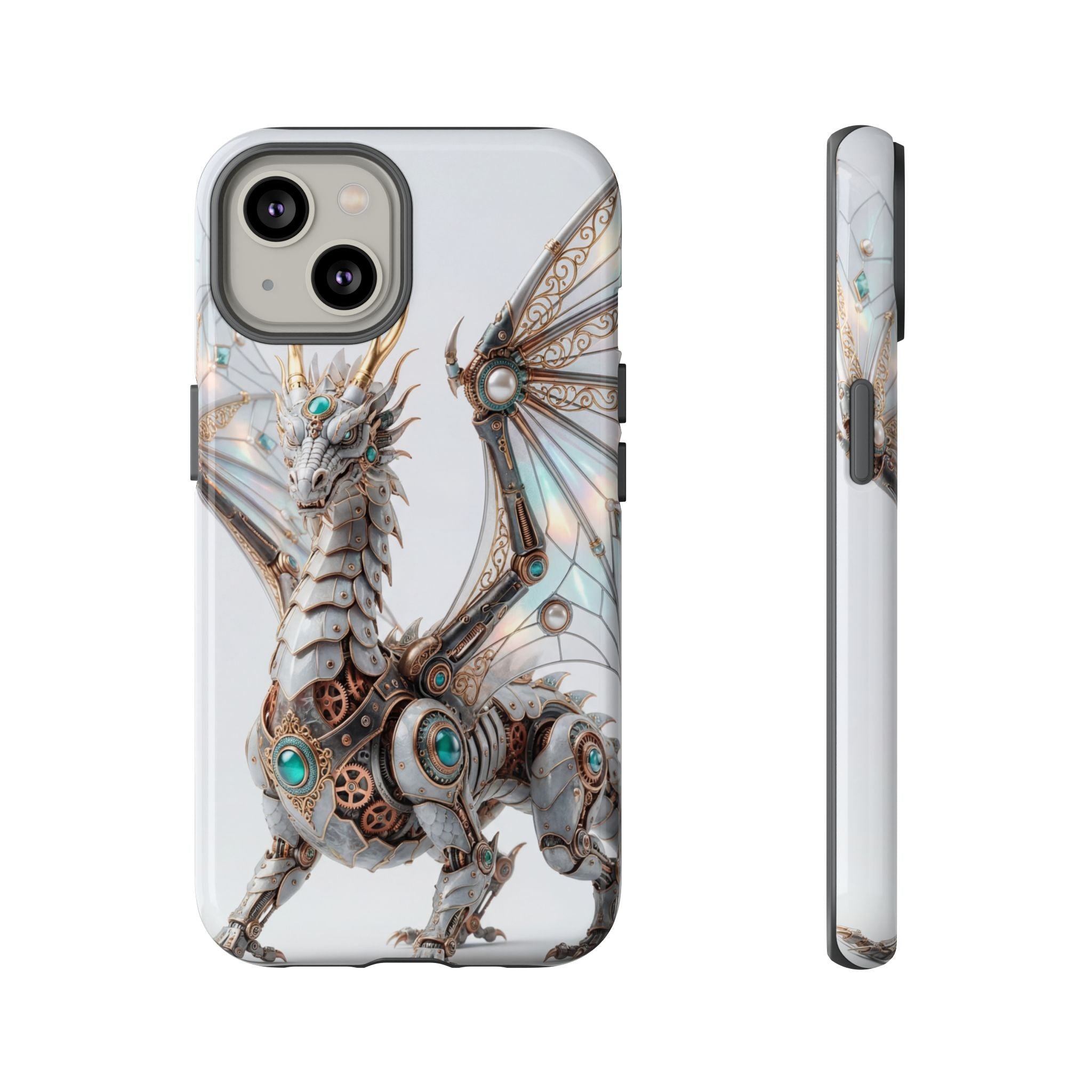 Steampunk Mechanical Dragon iPhone Case — Fantasy Armor Protective Cover