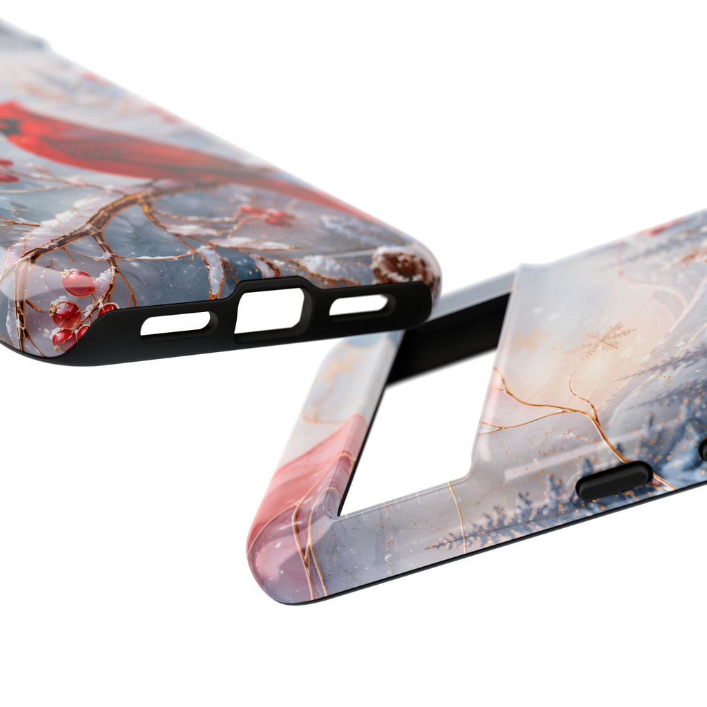 Cardinal Google Pixel Phone Case | Winter Bird Phone Case