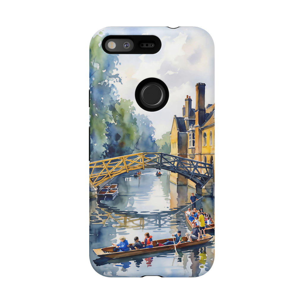 British Heritage Google Pixel Phone Case | Cambridge Mathematical Bridge