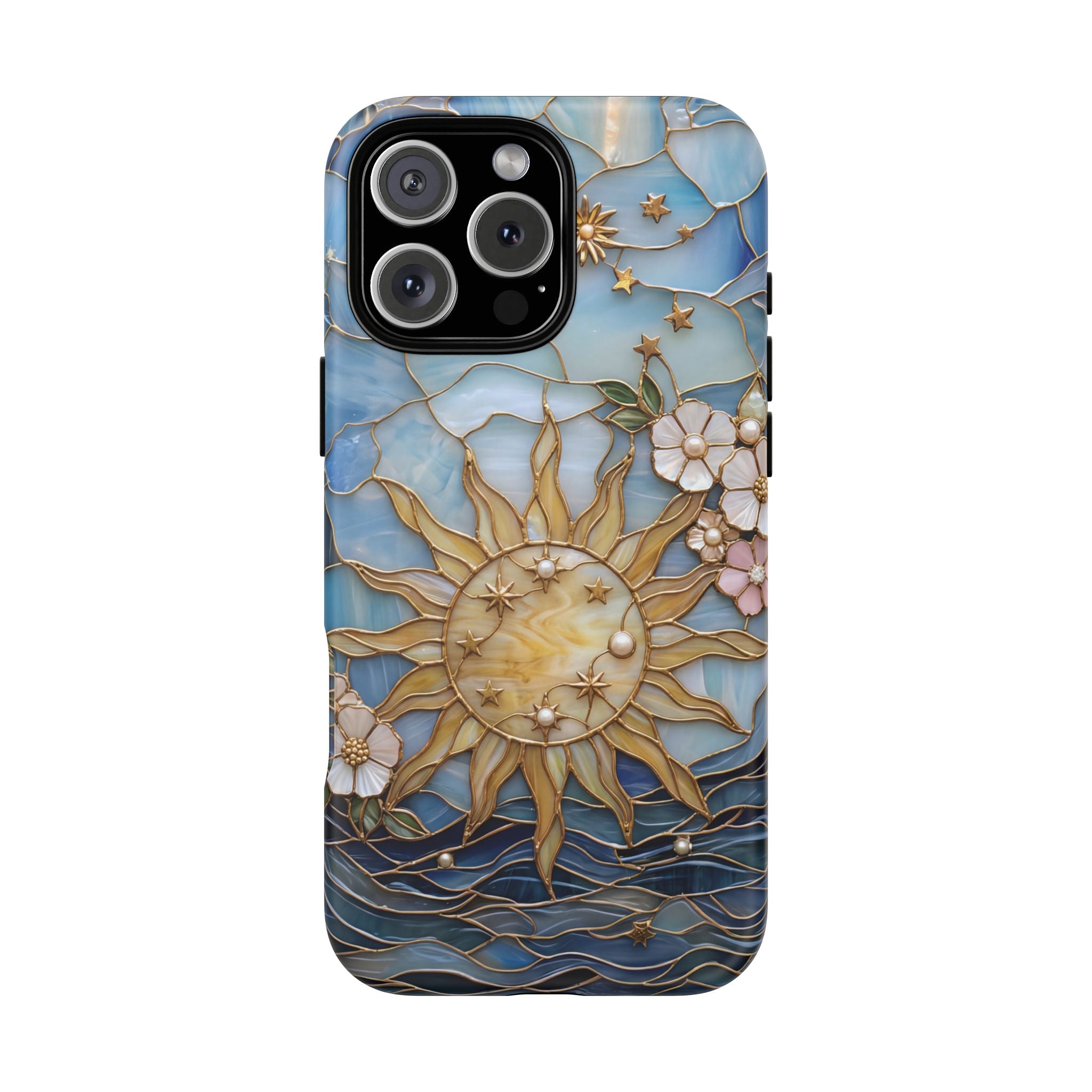Stained Glass Sun & Sea MagSafe iPhone Case