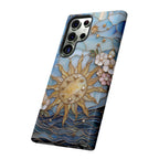 Stained Glass Floral Sun & Sea Tough Samsung Galaxy Case