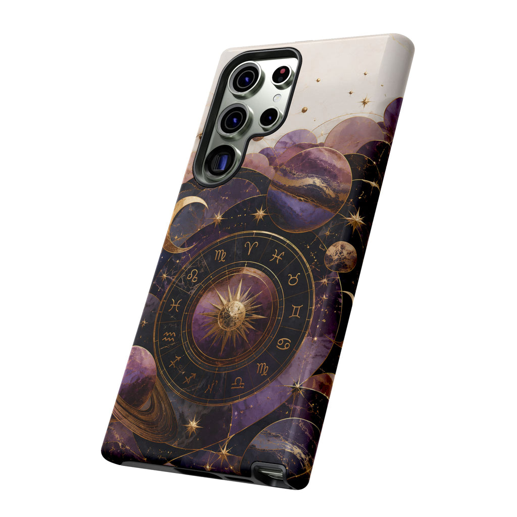 Vintage Zodiac Samsung Galaxy Phone Case | Celestial Moon Astrology Phone Case
