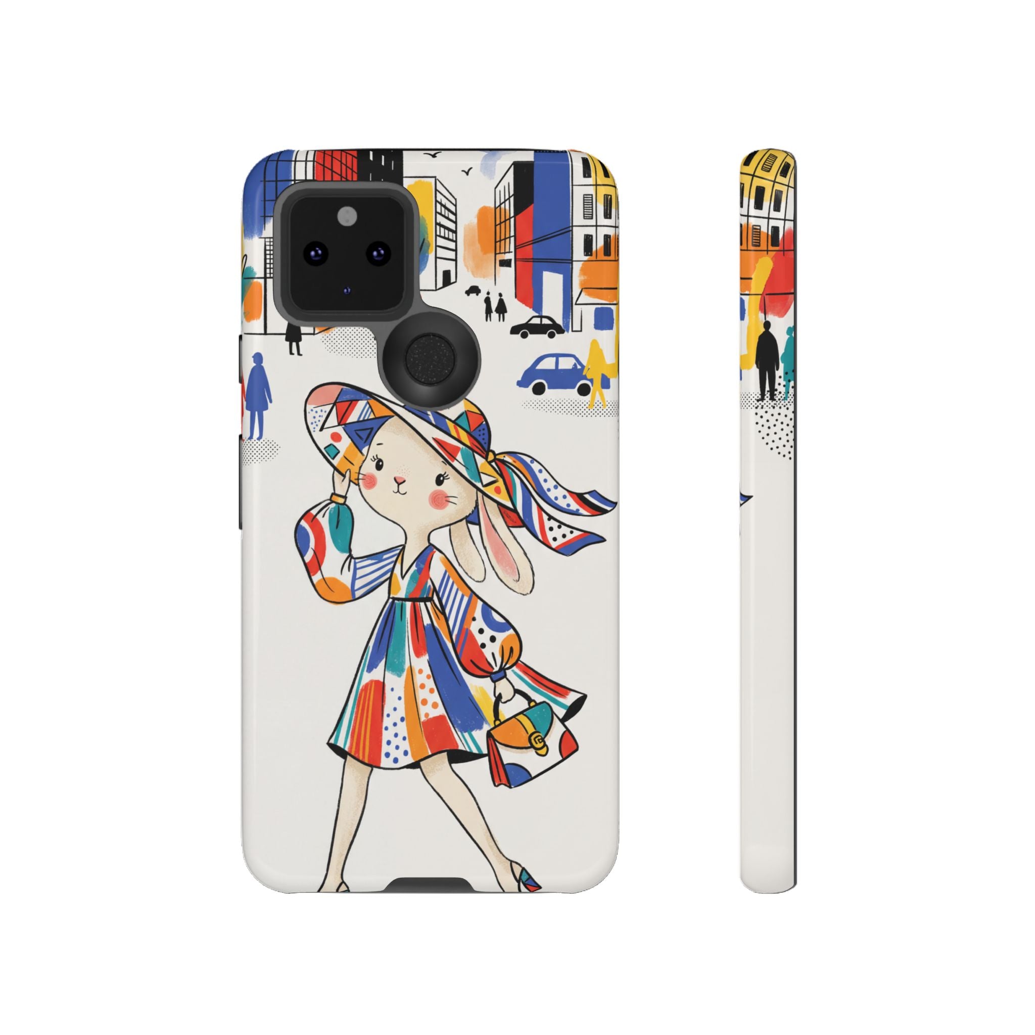 Chic Bunny City Google Pixel Phone Case