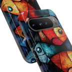 Fish Mosaic Tough Google Pixel Case — Colourful Artistic Fish Pattern