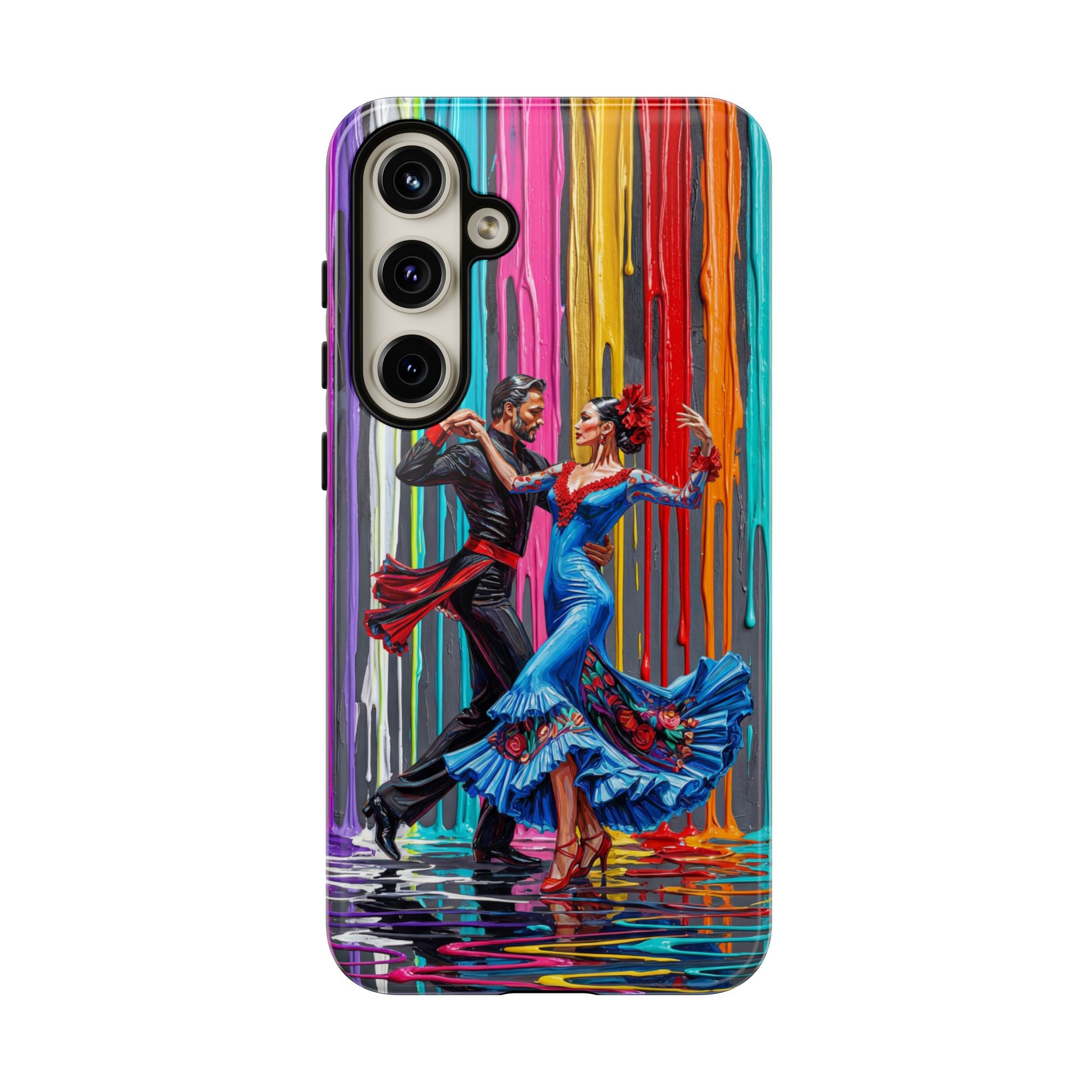 Colorful Tango Samsung Galaxy Phone Case | Vibrant Dancing Couple Art Protection