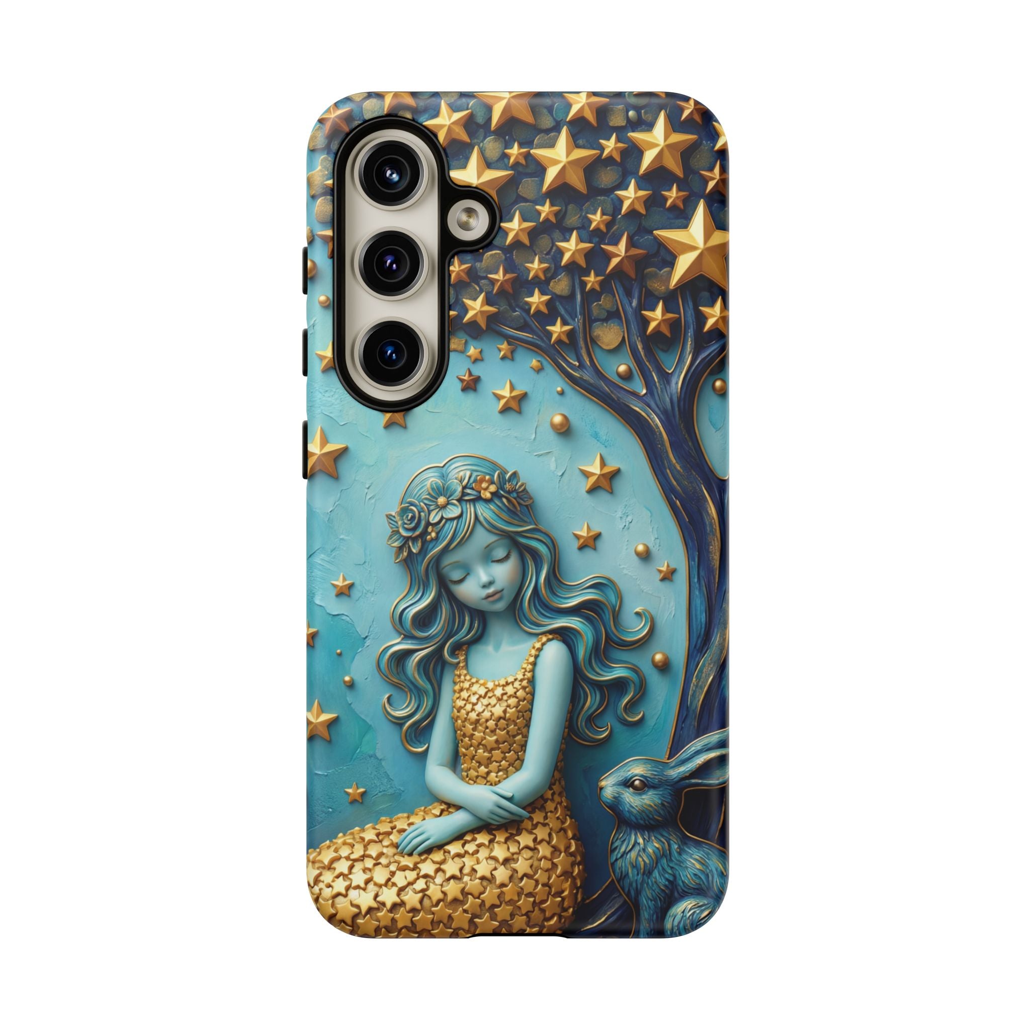 Dreamy Maiden & Star Tree Samsung Galaxy Phone Case