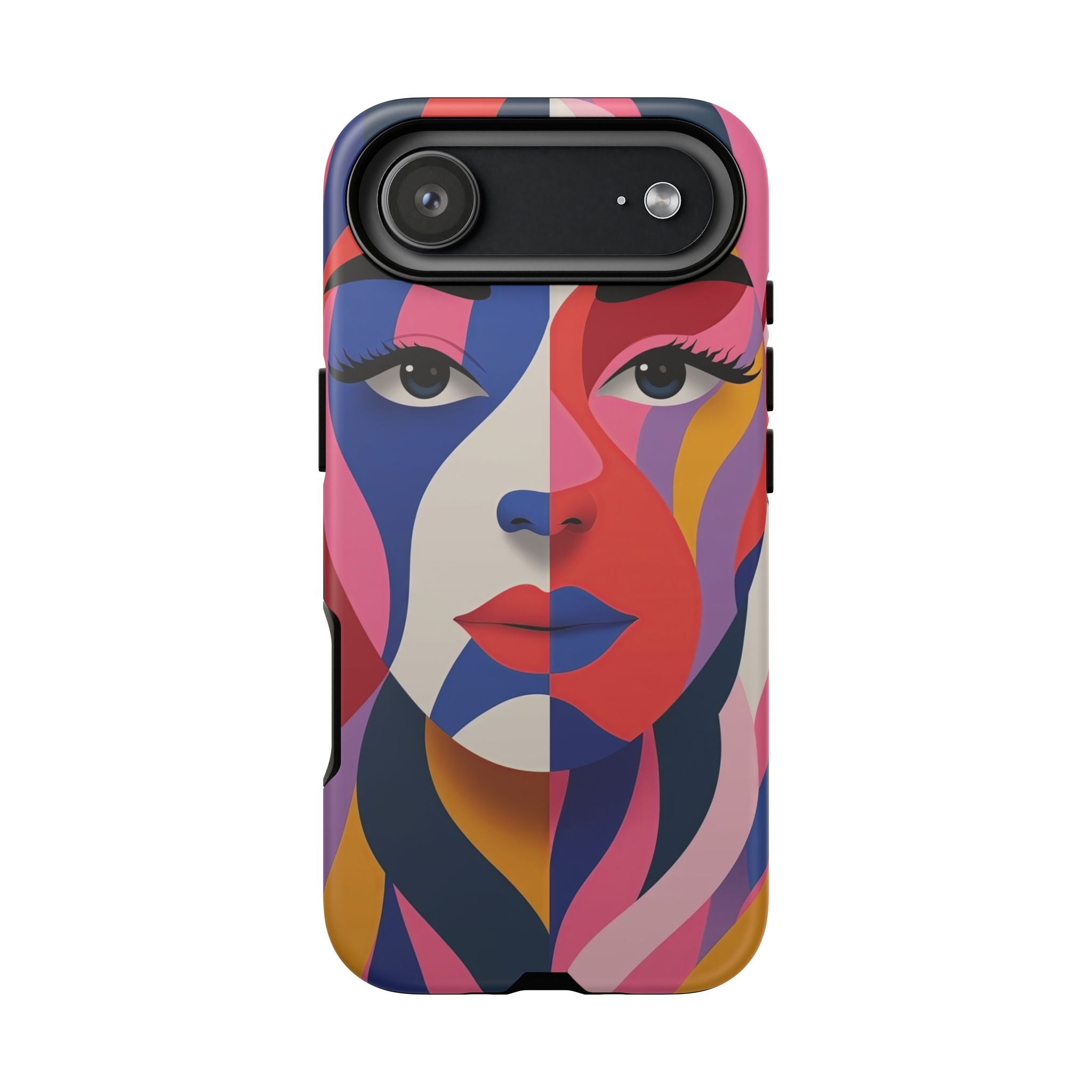 Abstract Colourful Face iPhone Case | Vibrant Pop Art