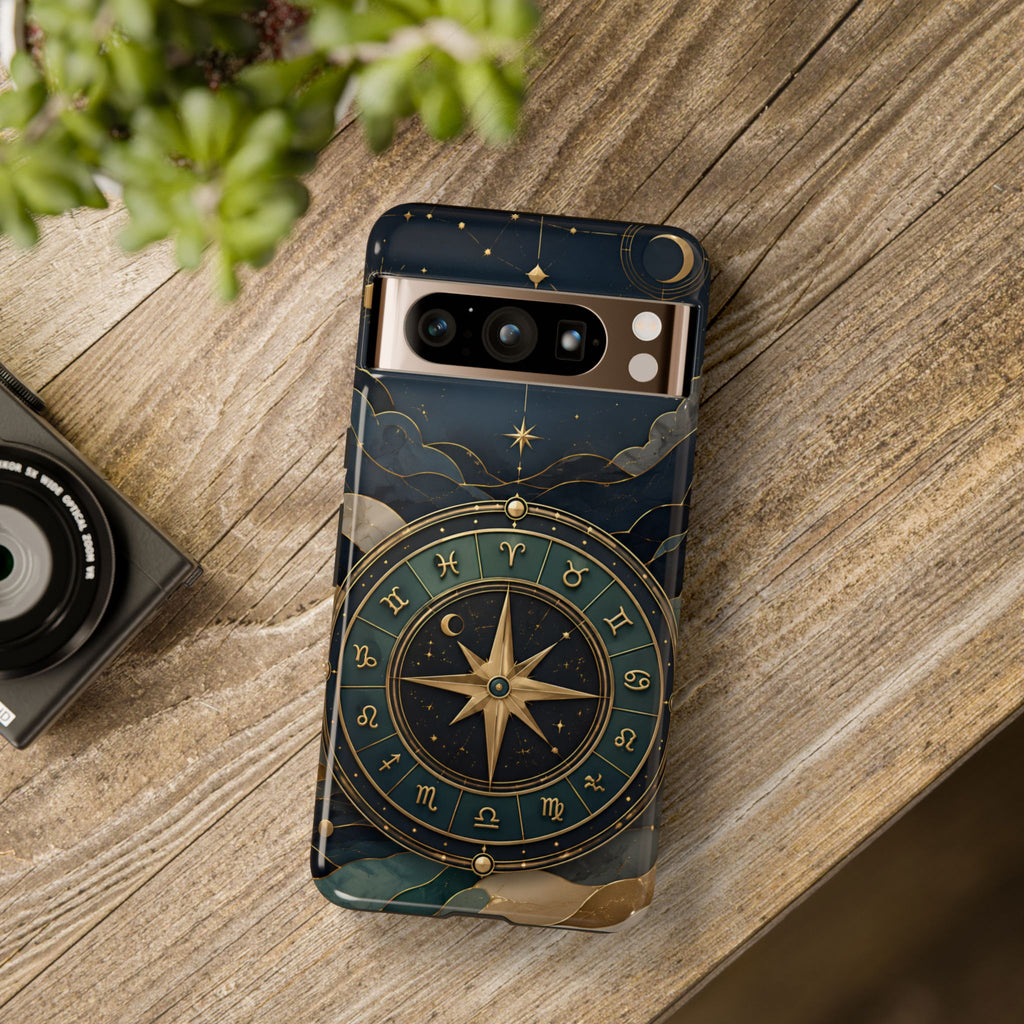 Celestial Compass Google Pixel Phone Case | Zodiac Phone Case