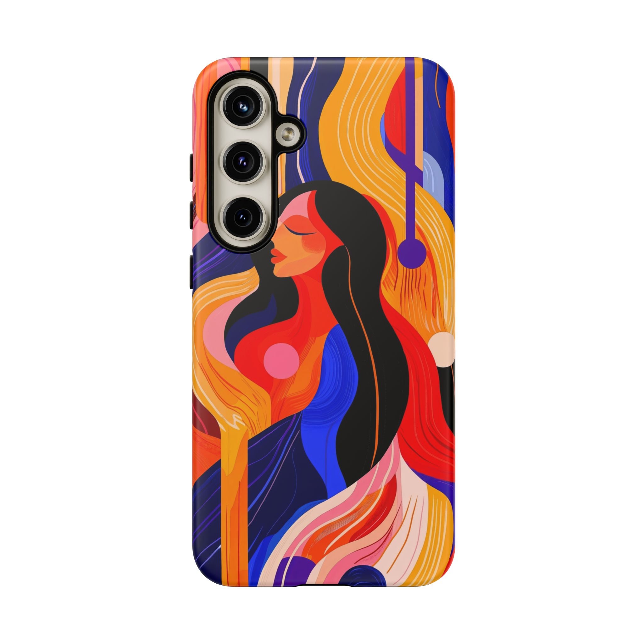 Abstract Colourful Woman Samsung Galaxy Tough Case | Vibrant Artistic