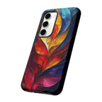 Abstract Colourful Leaf Samsung Galaxy Case