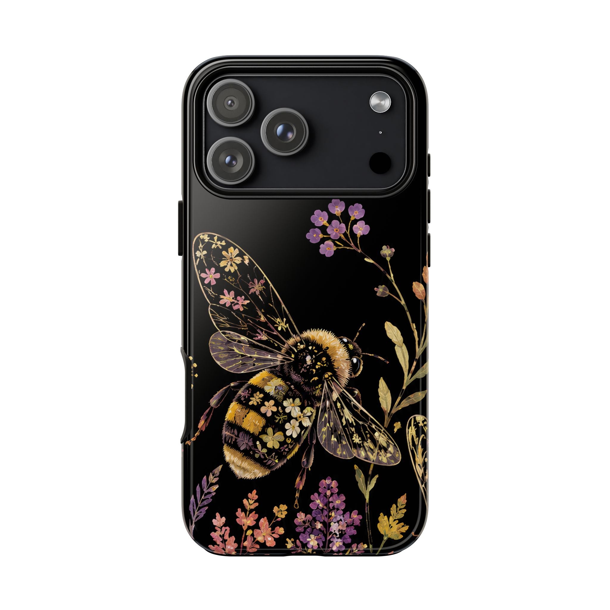 Vintage Bee Floral iPhone Case