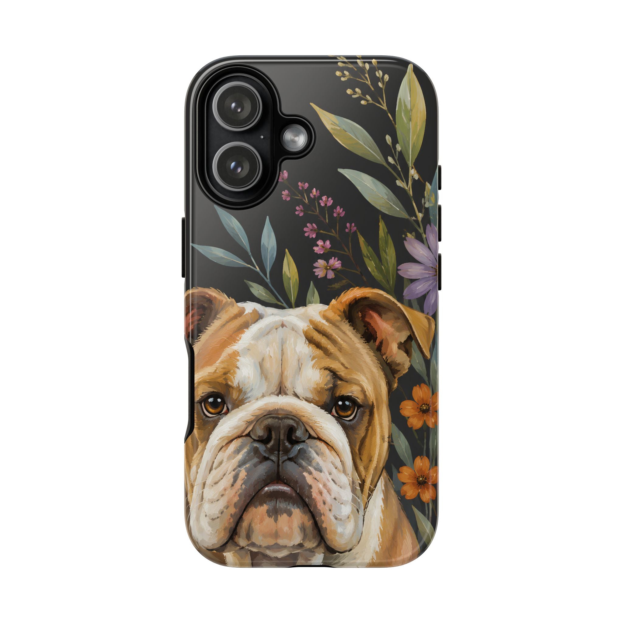 English Bulldog iPhone Case | Bulldog Dog Art Cover