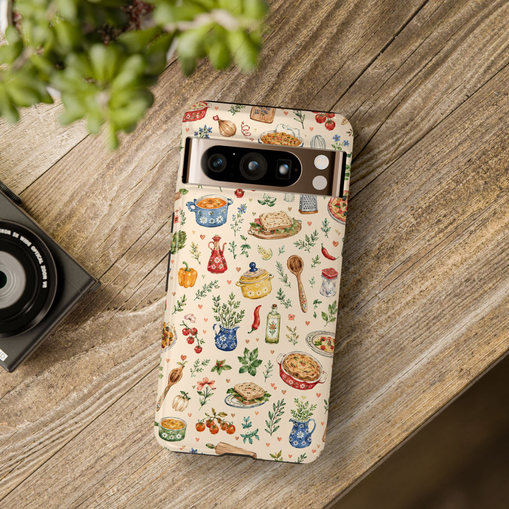 Kitchen Pattern Tough Google Pixel Phone Case