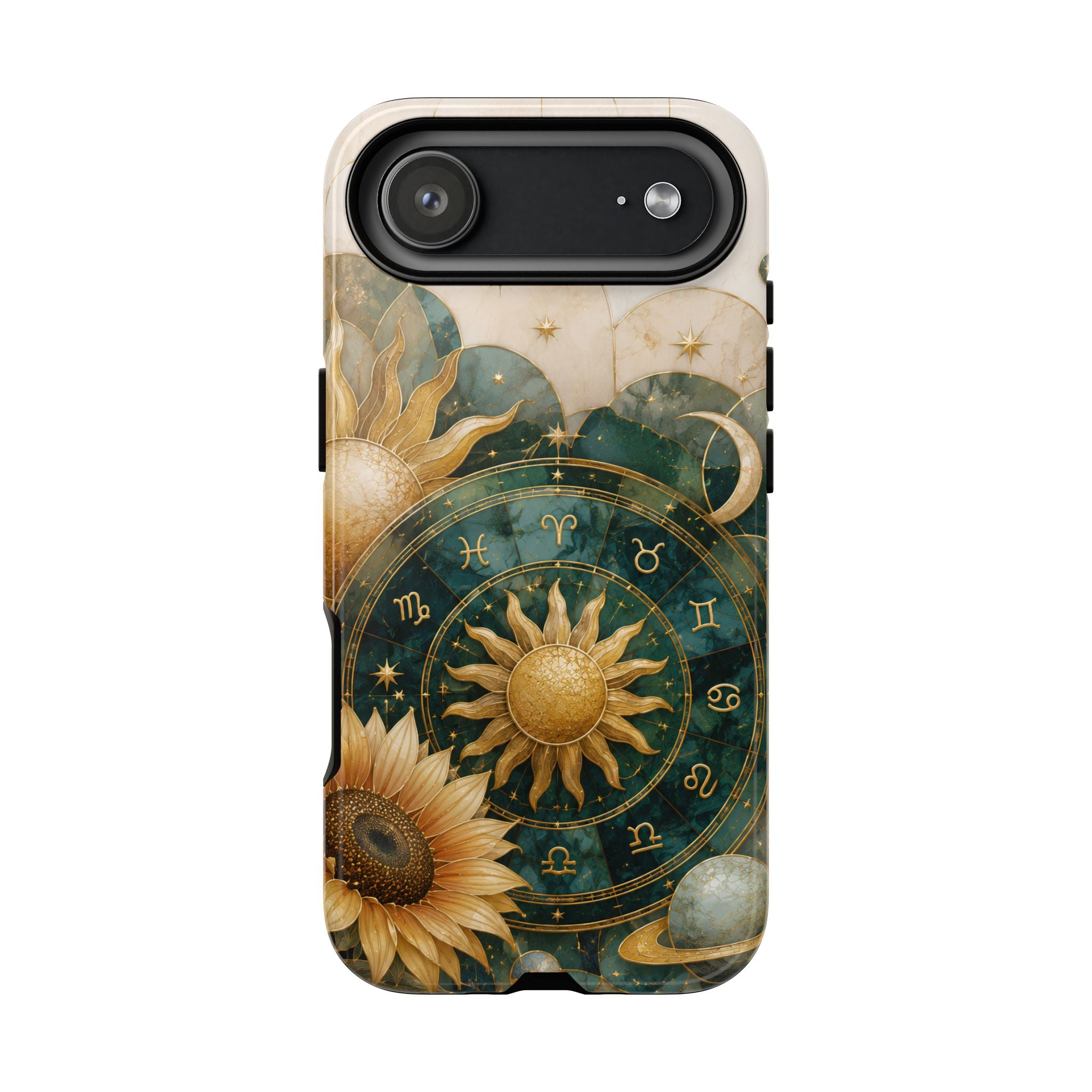 Celestial Sun iPhone Case | Zodiac Wheel iPhone Case