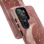 Libra Zodiac Samsung Galaxy Phone Case | Moon Crystal Astrology Phone Case