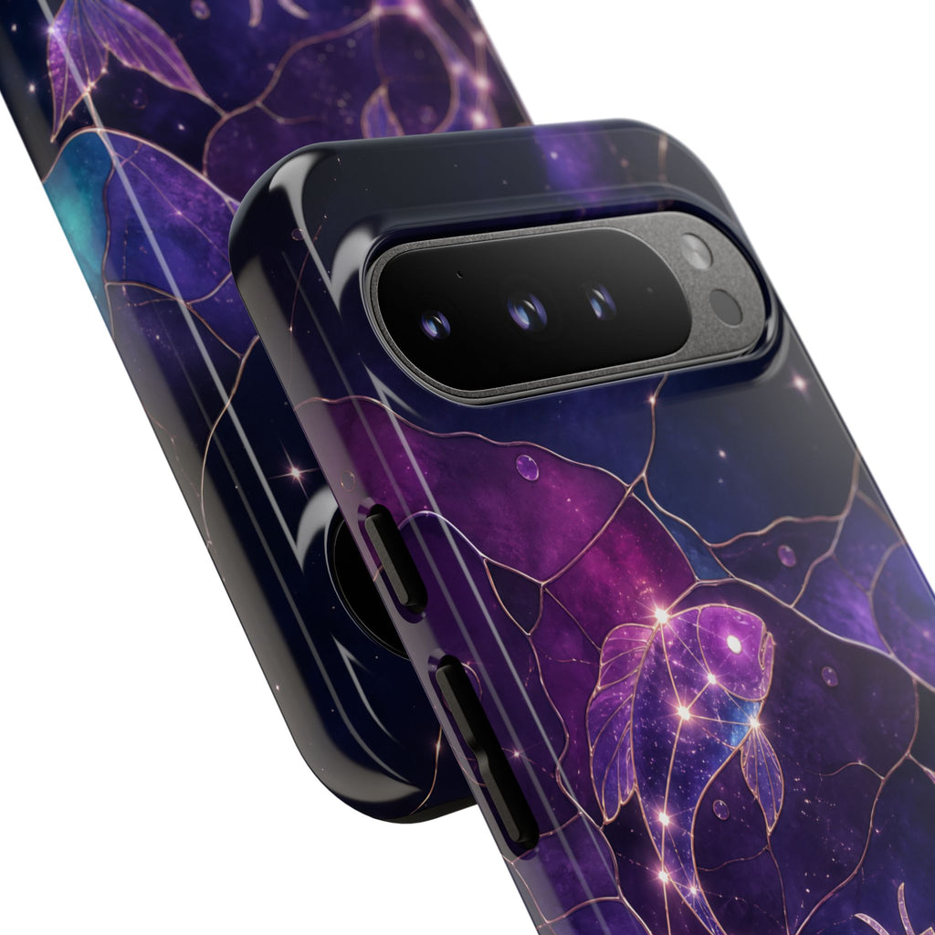 Pisces Zodiac Google Pixel Phone Case | Celestial Fish Phone Case