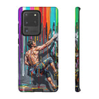 Colourful Rock Climber Art Protective Samsung Galaxy Phone Case