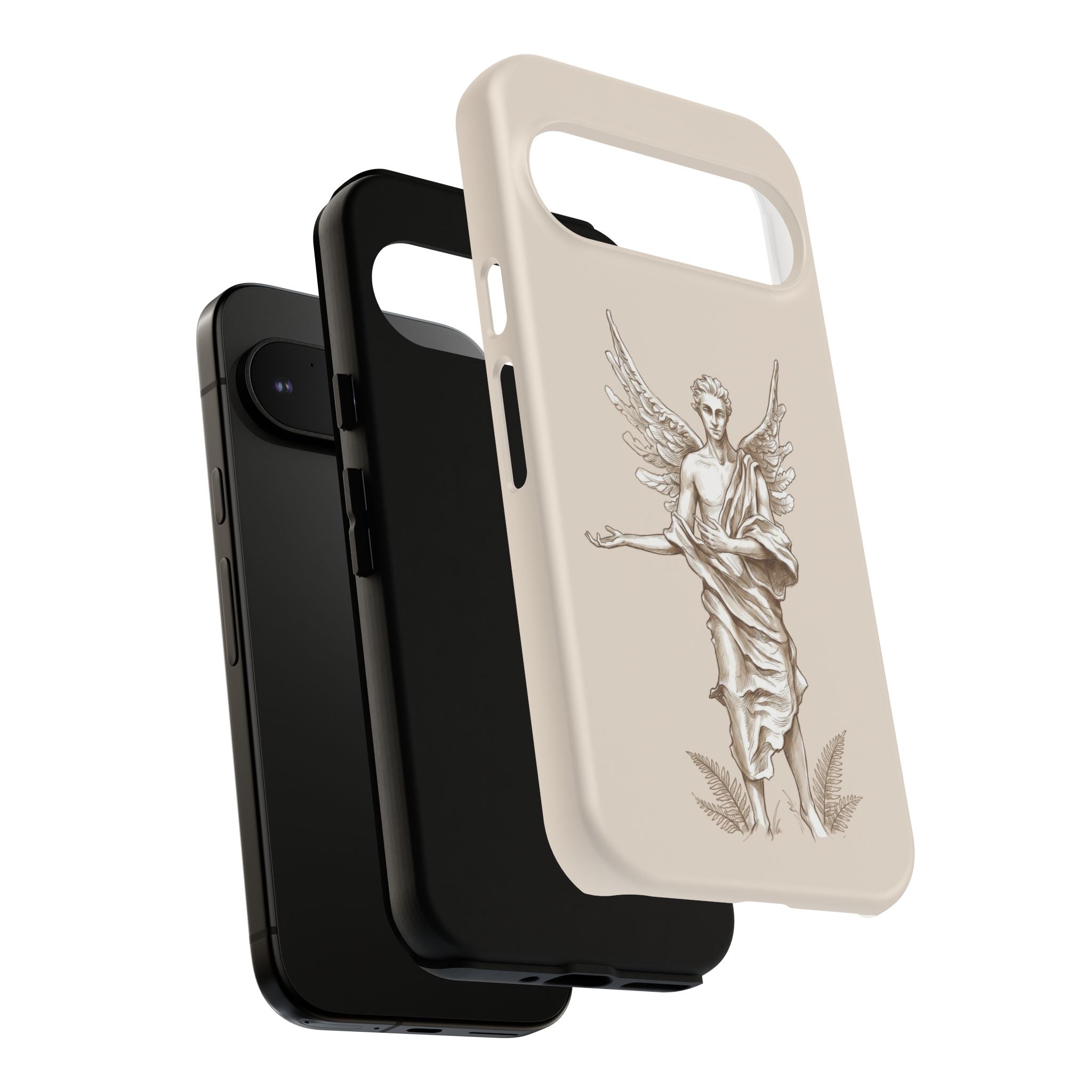 Angel Sketch Phone Case | Classic Guardian Google Pixel Cover