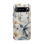 Hummingbird Magnolia Google Pixel Phone Case | Floral Bird iPhone Case