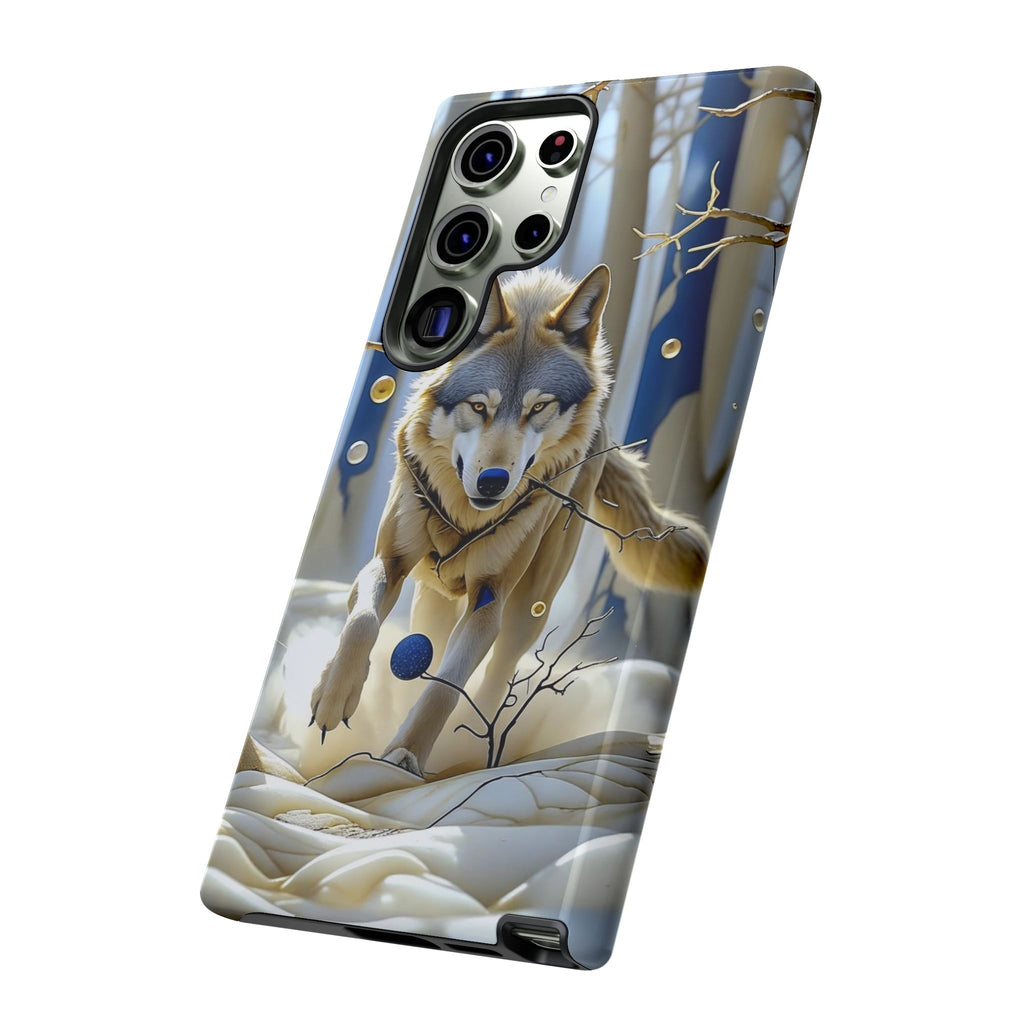Wolf in Snow Samsung Galaxy Case — Rugged Wildlife
