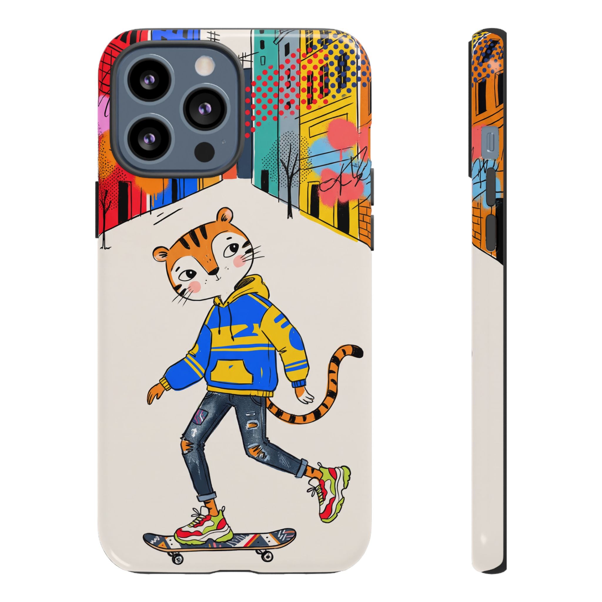 Skater Tiger iPhone Case
