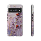 Lavender Ladybug Google Pixel Phone Case | Floral iPhone Case