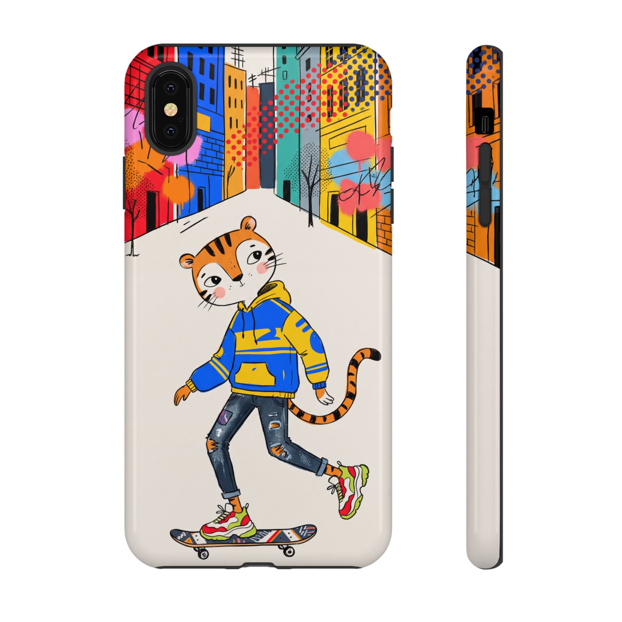 Skater Tiger iPhone Case