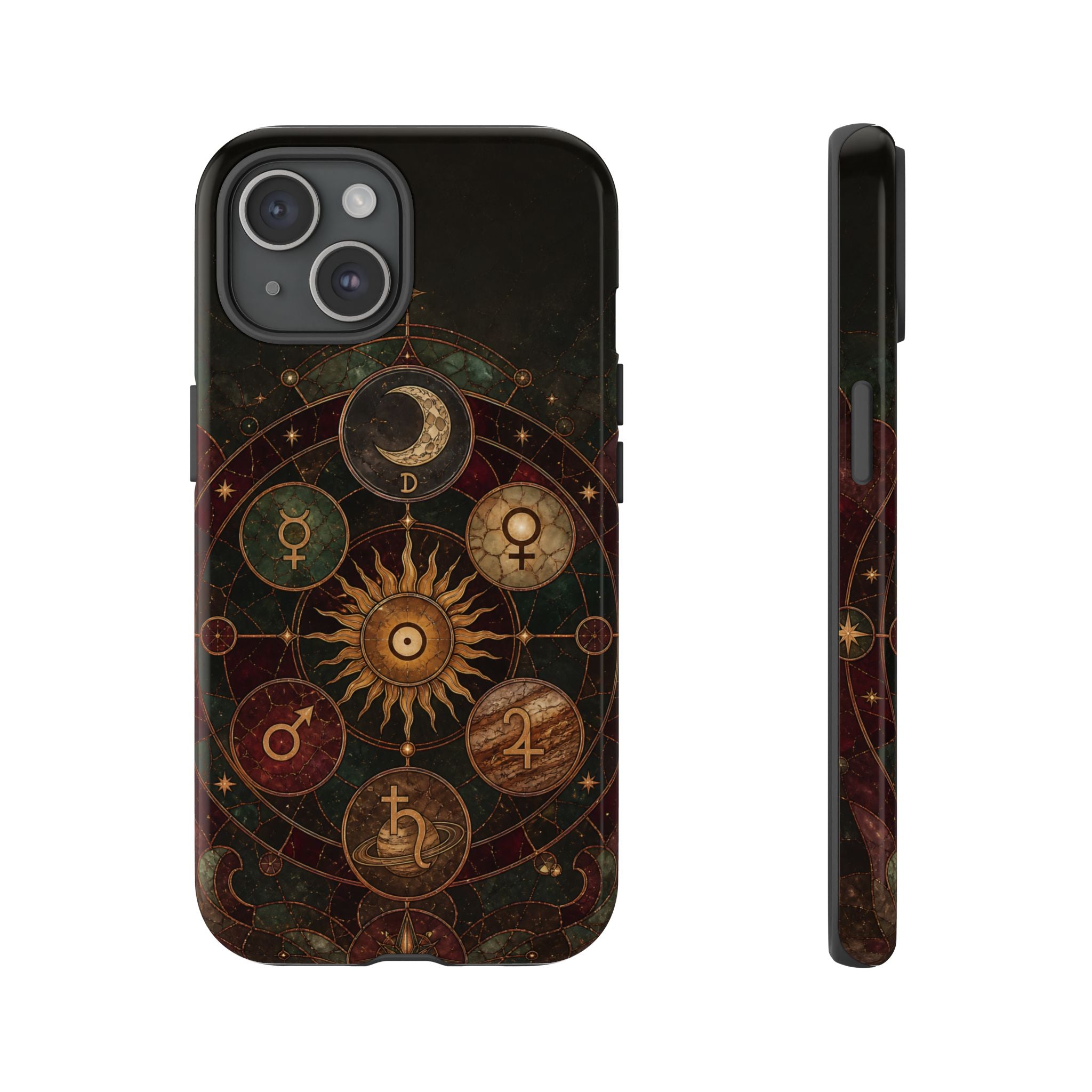 Antique Astrology iPhone Case | Celestial Chart iPhone Case