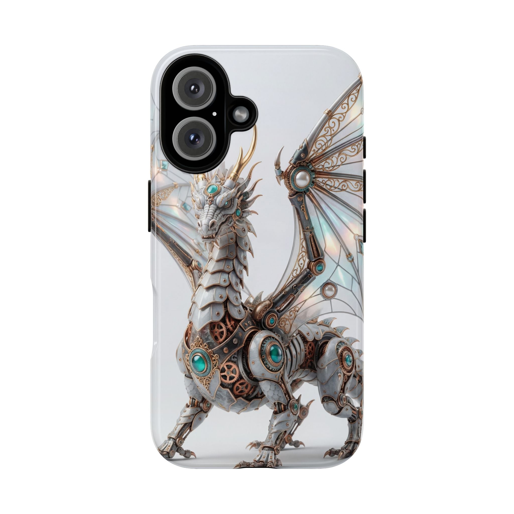 Steampunk Mechanical Dragon iPhone Case — Fantasy Armor Protective Cover