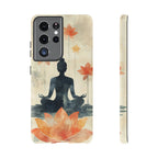 Yoga Lotus Samsung Galaxy Case | Meditative Silhouette