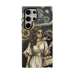 Van Gogh Night Sunflowers Samsung Galaxy Phone Case | Chic Woman Art