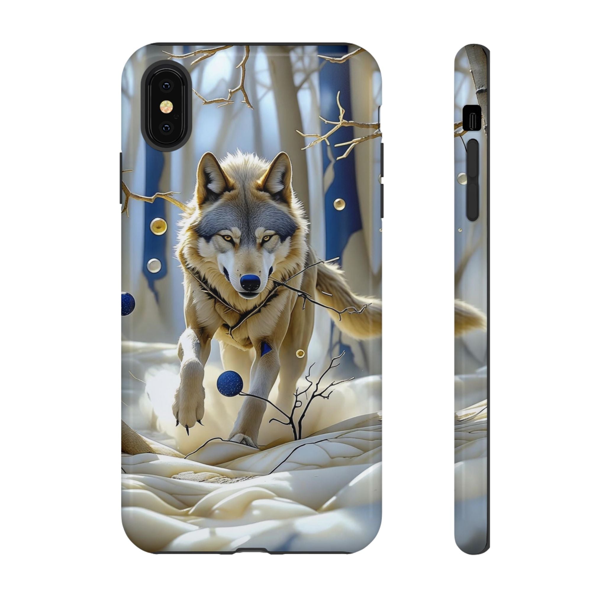 Wolf in Snow iPhone Case — Rugged Wildlife